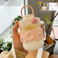 Розовая наклейка, 420 мл, 3D