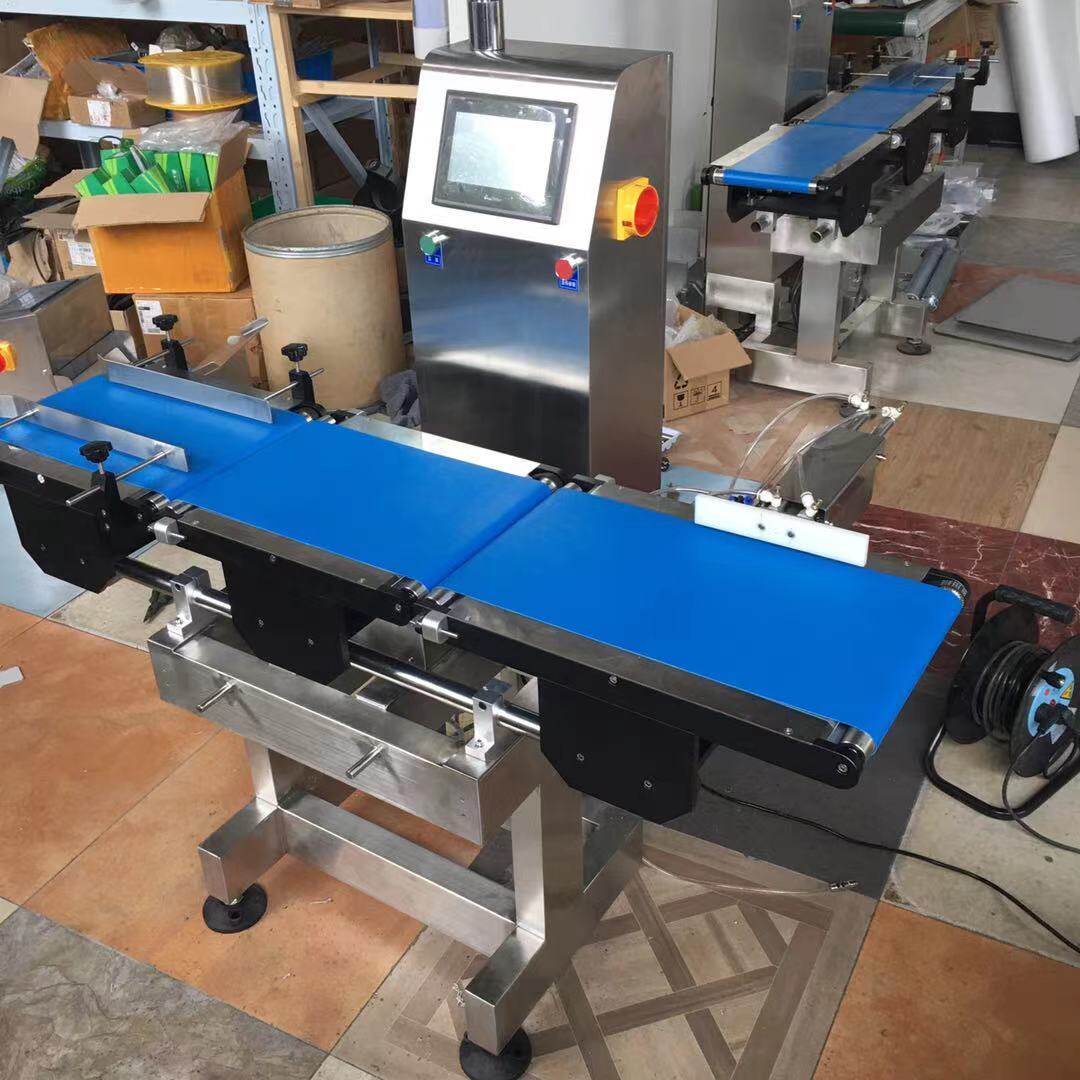 Flow weighing 300g dynamic checkweigher 500g accuracy 0 1G product weight pass unqualified rejection scale