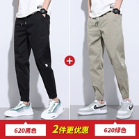 Черные зеленые штаны