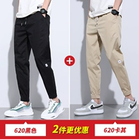 AY-620 Черные/повседневные брюки+AY-620 Хаки/Случайные штаны