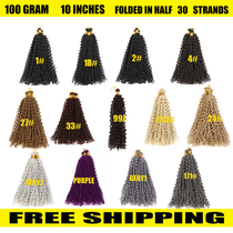 Freetress Water Wave Kinky Curly Bulk Crochet braids Hair