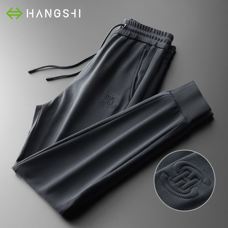 Light extravagant high-end Modale casual pants men's bungles pituitary pants 2022 spring autumn new men's sports pants