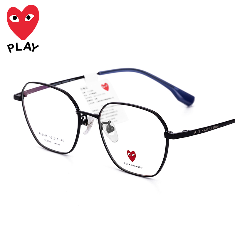 Kawa Jiubaoling polygon eyeframe frame female fine frame metal glasses frame male lens tide 6048