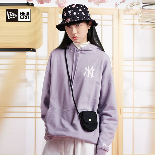 MLB, зимняя толстовка с капюшоном для влюбленных подходит для мужчин и женщин, оверсайз