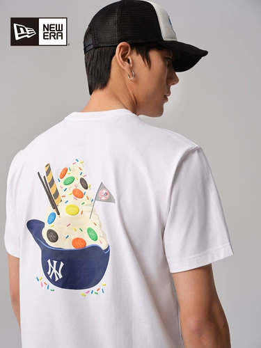 MLB, летняя футболка подходит для мужчин и женщин, короткий рукав, в американском стиле