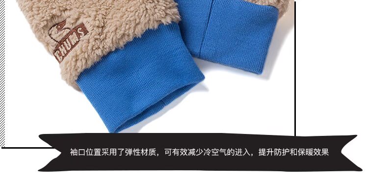 CHUMS contact chim 18 mùa thu và mùa đông sản phẩm mới ngoài trời găng tay ấm thoải mái CH09-1125 găng tay chống nắng xỏ ngón nam