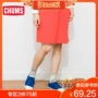 [Giải phóng mặt bằng] CHUMS Liên hệ Bird Váy cotton thể thao và giải trí thể thao nữ CH18-1017 quần áo tập gym nữ  chính hãng