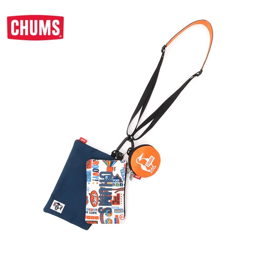 CHUMS Дорожная сумка через плечо подходит для мужчин и женщин, сумка на одно плечо для отдыха, комплект, 3 предмета