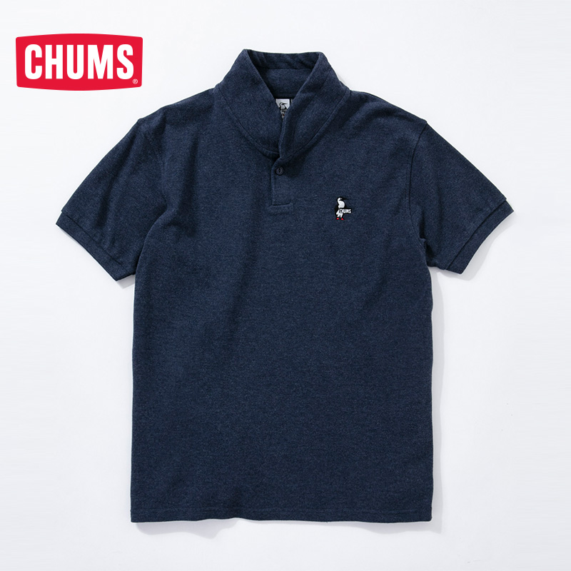 CHUMS qiaqia bird Japanese fashion outdoor men's short sleeve POLO collar embroidered LOGO CH02-1111