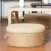 Small stool household dwarf bench tea bench bench creative replacement shoe bench and rope sofa bench children