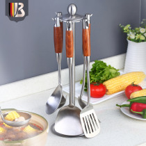 304 stainless steel shovel spoon thickened set cooking kitchen supplies household kitchen utensils full set of wok shovel