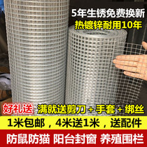 Steel wire mesh Anti-mouse barbed wire Chicken mesh Pigeon fence Anti-bird balcony protection Anti-cat Stainless steel mesh Window screen mesh