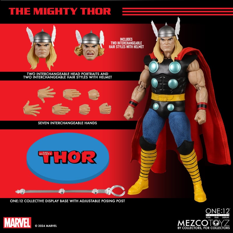 Mezco 76611 One:12 Collective Thor 1/12 Action Figure