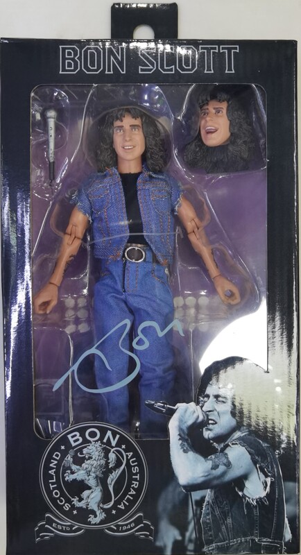 Neca Rock Star Ac/Dc Singer Bon Scott Action Figure Model