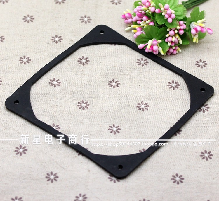 Fan silicone noise reduction noise reduction ring shock absorption pad for noise reduction helper 12cm suitable for 12cm fan
