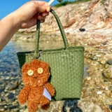 Портативная японская корзина, небольшая сумка, сумка через плечо, сумка на одно плечо для матери и ребенка