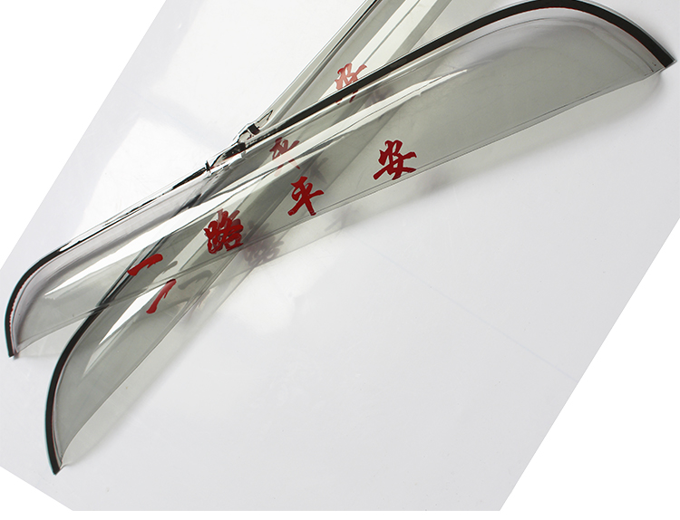 Cửa sổ xe tải lớn kính chắn gió mưa lông mày mưa vách cửa mưa mưa trong suốt cửa lông mày che mưa mưa tấm che mưa miếng dán chống bám nước