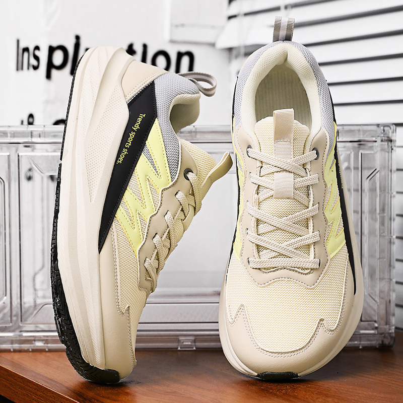 Autumn and Winter Men's Wide-Toe Running Shoes, Loose Fit, Non-Constricting, Wide-Last Sneakers for Wide Feet, High Instep, Large Toe Box Shoes