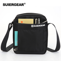 Swiss Single Shoulder Bag Mens Bag Sloped Satchel Satchel Oxford Cloth Backpack Casual Canvas Bag Briefcase Man Bag Vertical