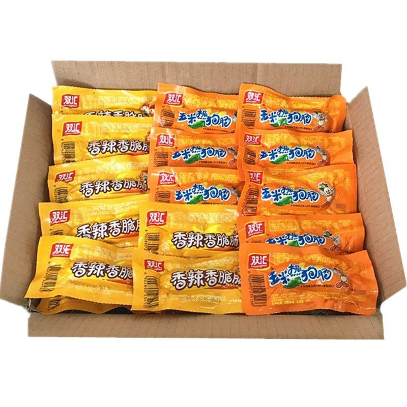 Shuanghui corn hot dog sausage spicy crispy sausage 32g instant ham corn sausage combination LCL 60 pcs