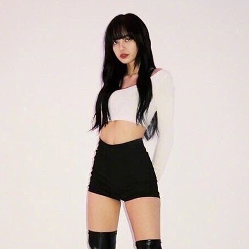 Lisa-Style Women's Group Leggings Heels Shorts American High-Waisted Hot Pants Jazz Dance Pole Dancing
