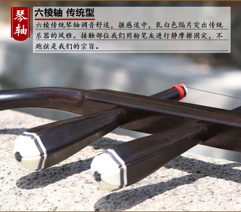 Le Feiyang Vô Tích gỗ hồng mộc dành cho người lớn thi tuyển chuyên nghiệp chơi đàn nhị nhà máy nhạc cụ bán hàng trực tiếp cổ cầm và đàn tranh