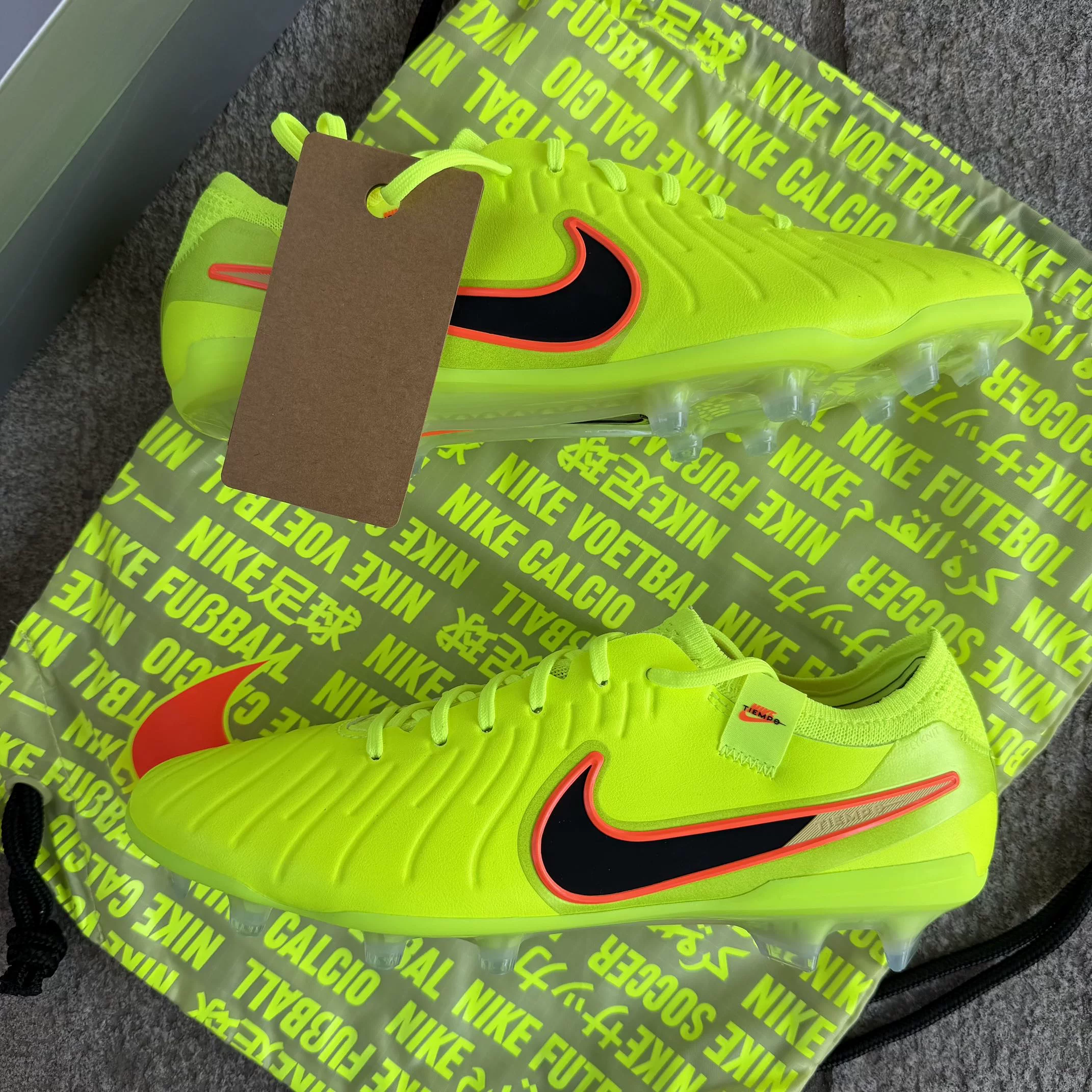 Luo Shengmen Футбол Nike Legend 10 Высокие каблуки для реального газона взрослый турнир футбольные кроссовки DV4328-401