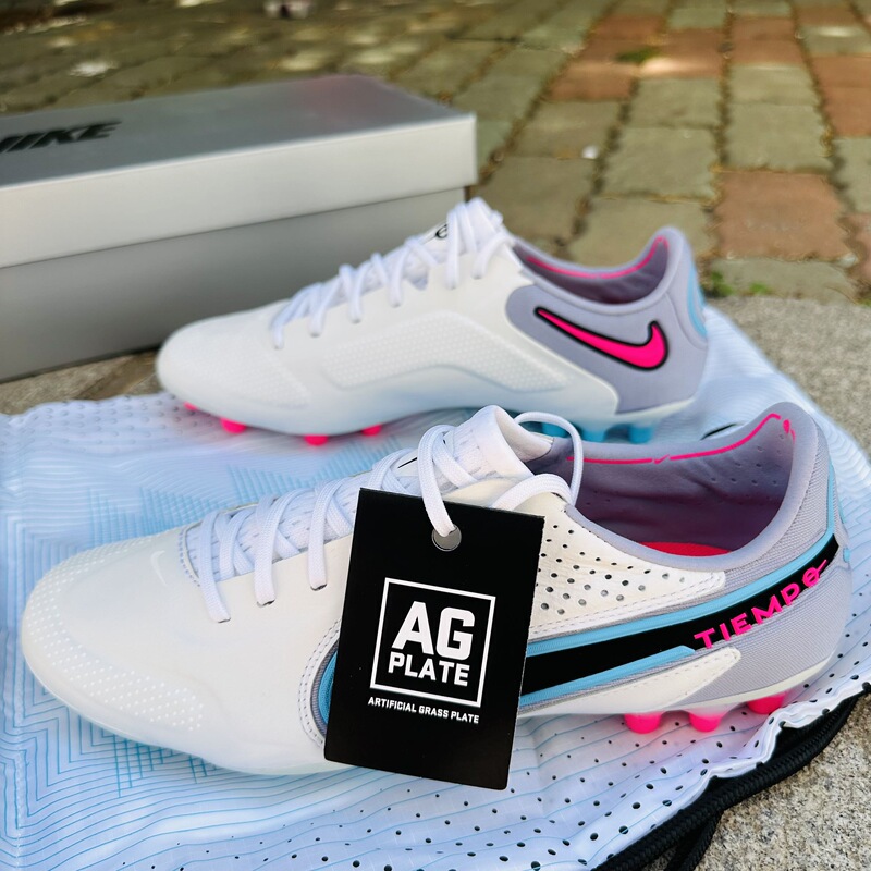 Luoshengmen Nike Legend 9 High-End Ag Short Stud Competition Training Kangaroo Leather Soccer Shoes Db0824-146