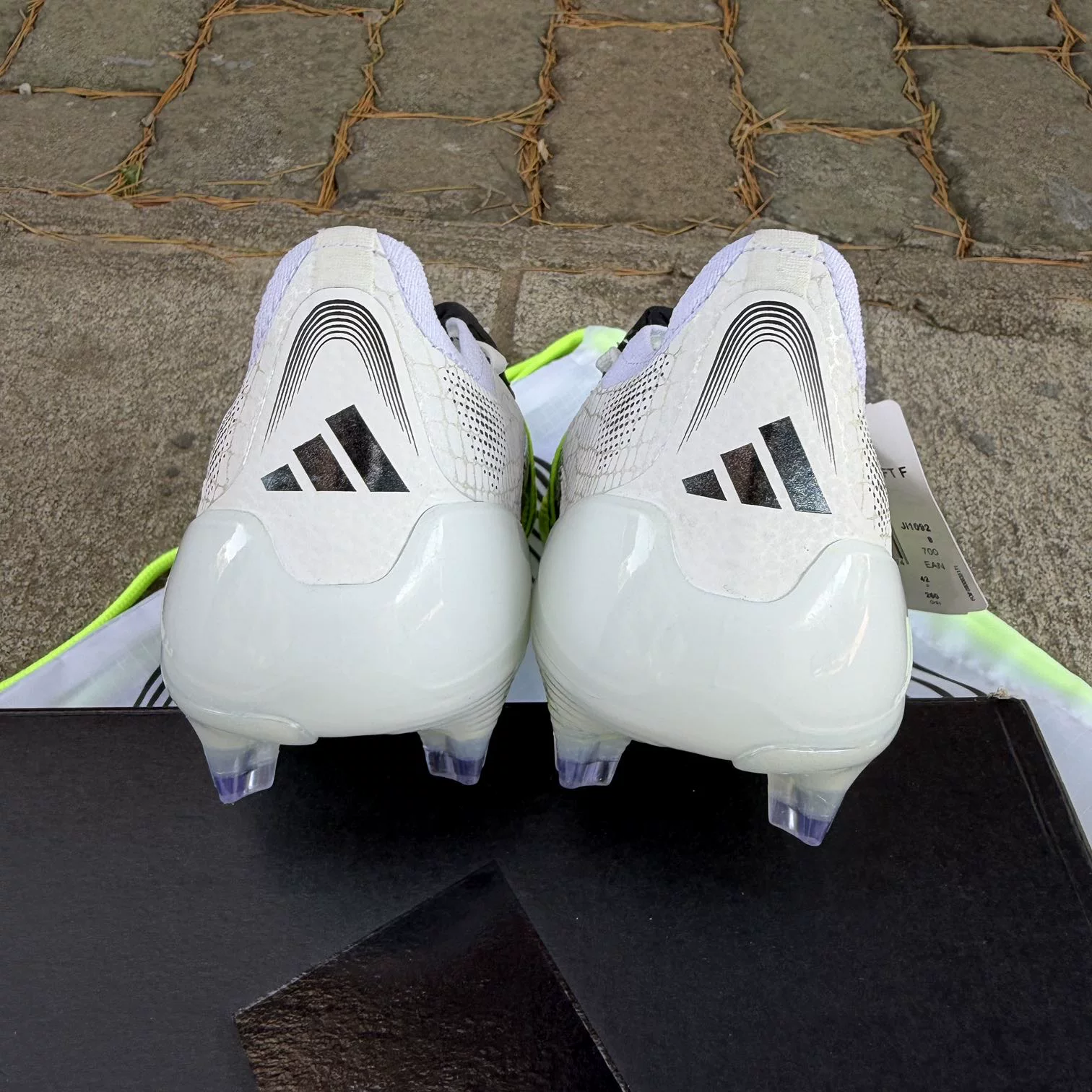Luo Shengmen Adidas/Adidas Falcon + Super Top FG Long Nails Real Grass Adult Football Shoes JI1092