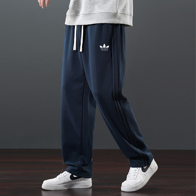 Clover Brand Trendy Men's Pants 2026 New Autumn and Winter Casual Versatile Sports Straight-Leg Pants Loose Large Size Sweatpants