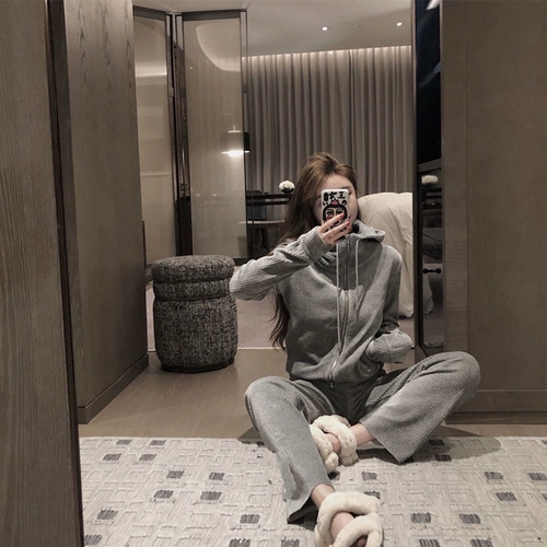 Весенний осенний комплект, ретро толстовка, штаны, популярно в интернете, 2021 года