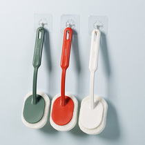 Home parent handle Sponge wipe home cleaning brush bathroom floor tile kitchen toilet thickened fish tank brush