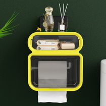 Home paper tissue box hanging non-punching box simple modern light luxury high-end multifunctional paper towel roll paper tube