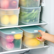 Home refrigerator fresh storage box plastic crisper refrigerator special flip-type refrigerator finishing storage artifact
