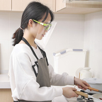 Family transparent cooking mask kitchen face protection cooking oil splashing fumes mask face protection mask face screen artifact