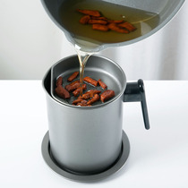 304 Stainless Steel Oil Pot Home Filter Oil Bottle With Lid Large Capacity Oil Tank Kitchen Supplies Sauce Storage Pig Oil Bottle