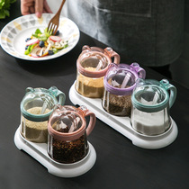 Home home seasoning box household combination set seasoning bottle tank storage box kitchen salt monosodium glutamate seasoning tank small sub-package