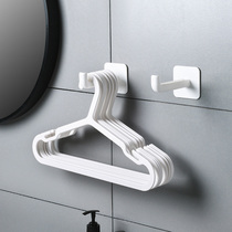 Home clothes rack storage rack artifact hole-free space-saving clip balcony adhesive hook rack