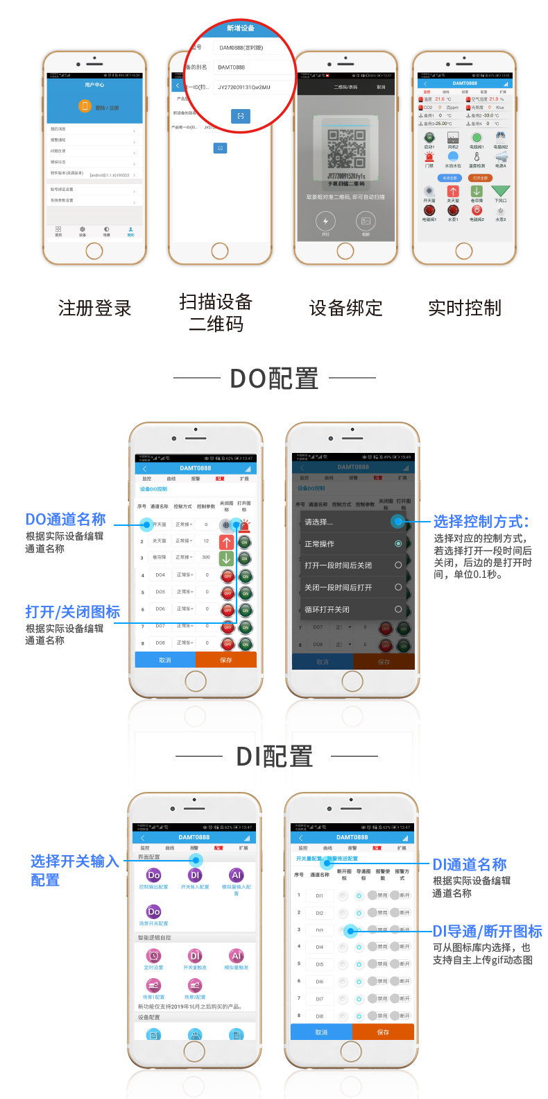 云平台 GPRS-1624 远程智能控制器云平台操作流程