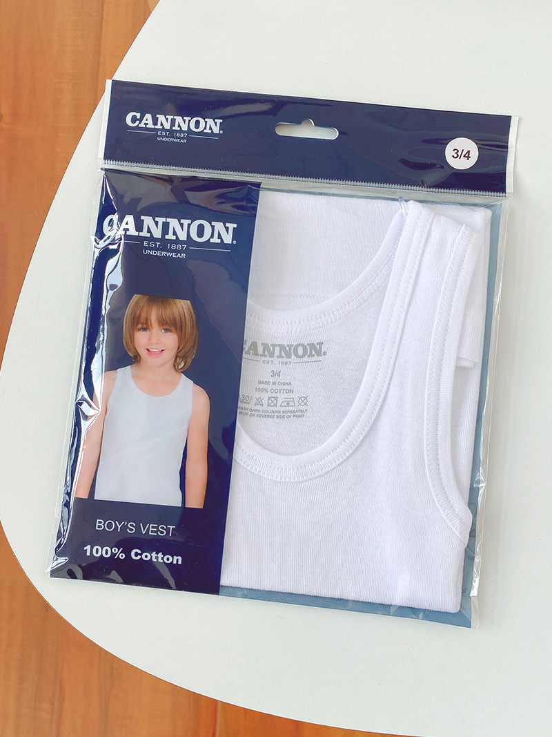 Pure Cotton Student School Uniform Male Children's Home Vest — 1