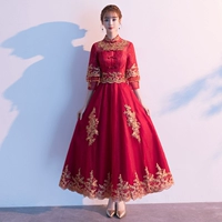 Бордовый, длинный