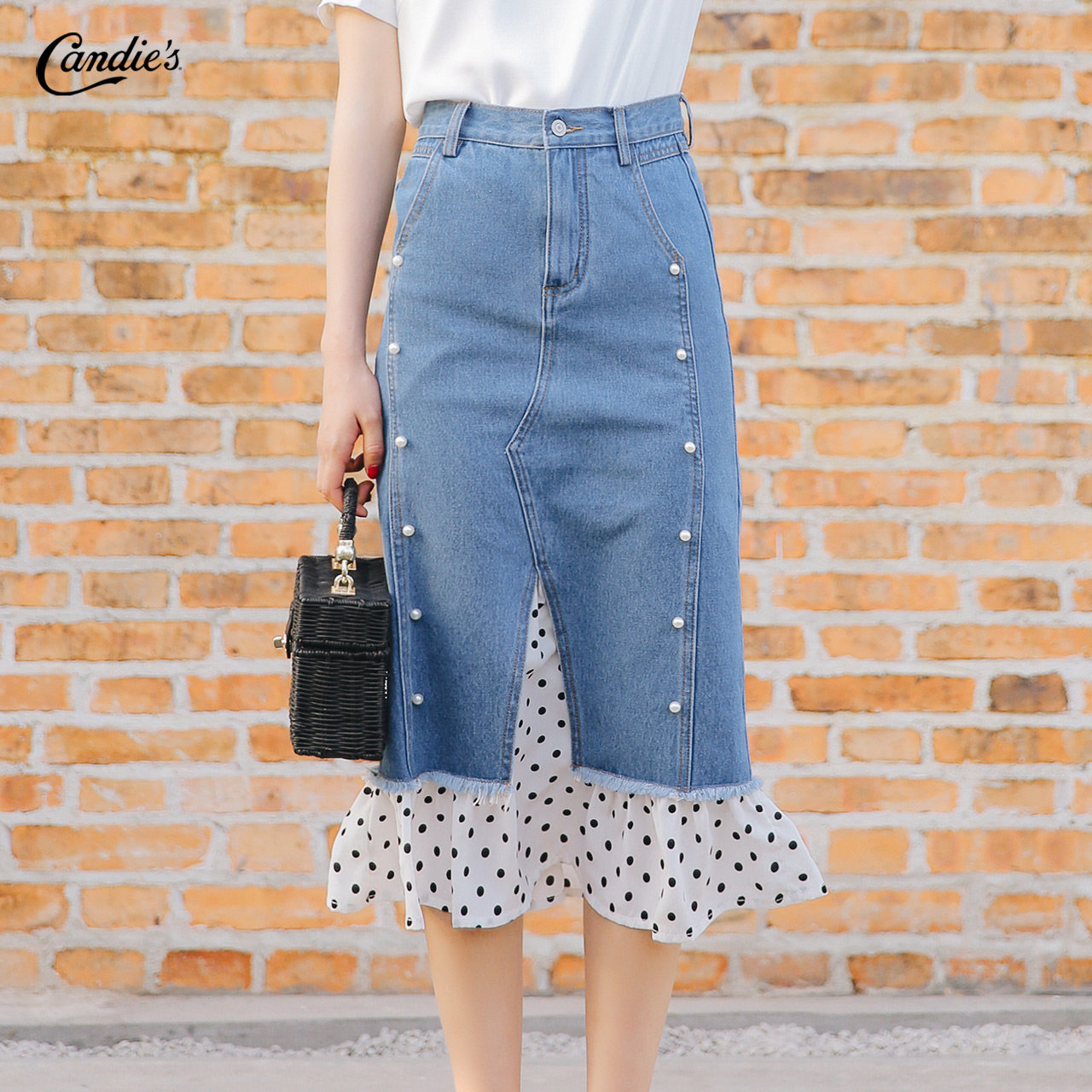 denim skirt spring 2019