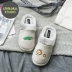 Dép cotton nữ trong nhà dễ thương sư tử cá sấu nhà không thấm nước dày bông đế bông cotton ấm áp dép nữ mùa đông Trang chủ