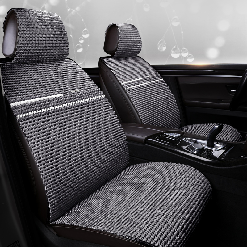 Audi A6L A4L A3 A5 Q5L Q3 Q2L half pack four seasons cushion breathable summer ice silk car seat cover