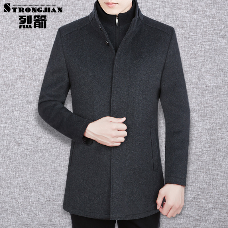 Blouson homme STRONGJIAN   manches longues en Laine - Ref 3116884 Image 1