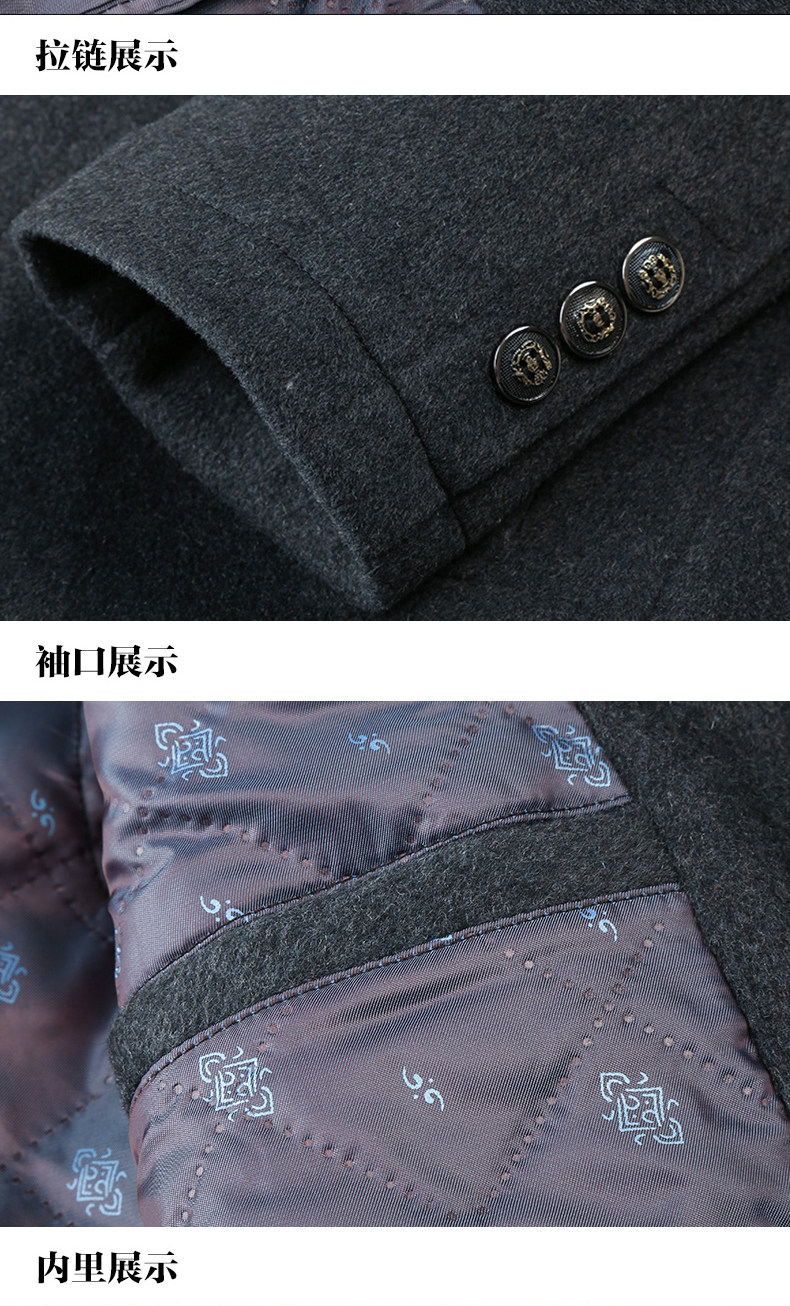 Blouson homme STRONGJIAN   manches longues en Laine - Ref 3116884 Image 34