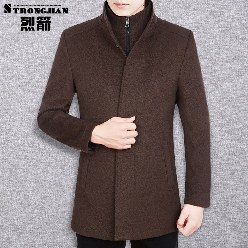 Blouson homme STRONGJIAN   manches longues en Laine - Ref 3116884 Image 4