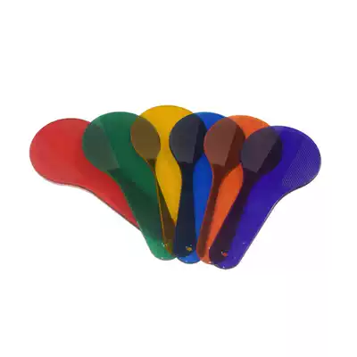 Six-color color film children learning color matching toys early education puzzle plastic film Kindergarten teaching aids 6