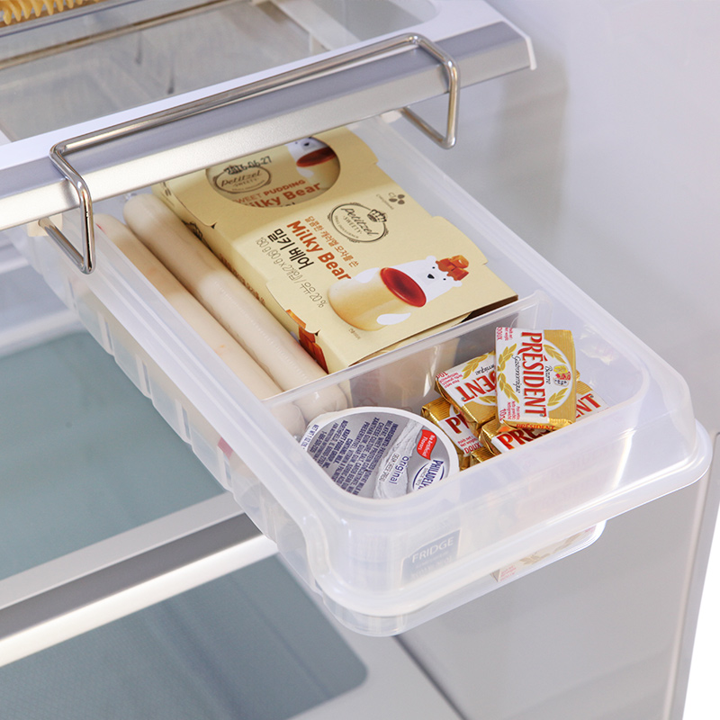 Refrigerator egg storage shelf Pull-out retractable shelf Egg tray changsin snack box Cold drink storage box