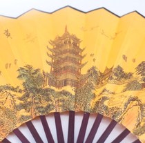 Company fan 33 inside long Wuhan company tourist souvenirs Yellow Crane Tower souvenir